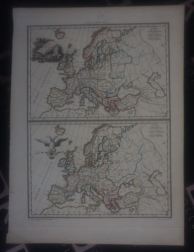 Francia 1790 europa mappe - c.1790,