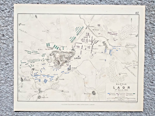 1848 antica mappa che mostra - 1848,