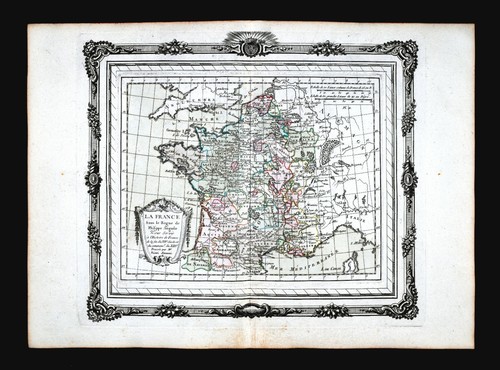 1766 mappa zannoni francia - 1766,