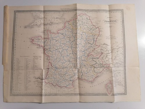 Cartina francia in 108 - francia,