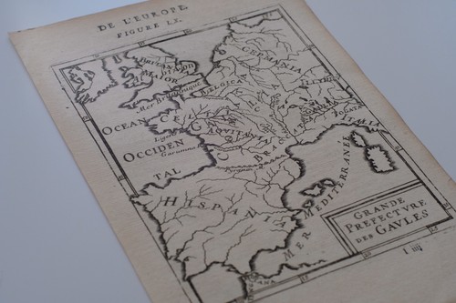 Mallet 1683 mappa della gallia - mallet,