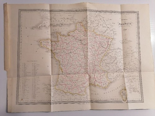 Cartina francia in 86 - cartina,
