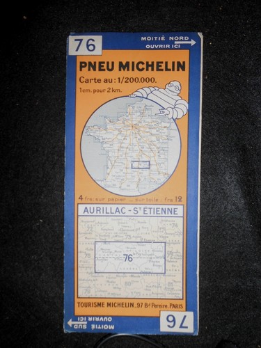 Mappa michelin francese - mappa,