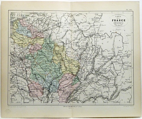 1866 mappa del lato - mappa,