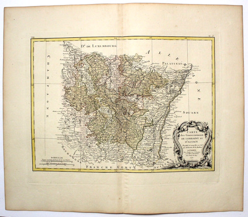 1771 mappa bonne lorena - 1771, e