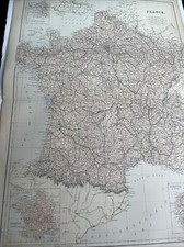 1881: Mappa della Francia