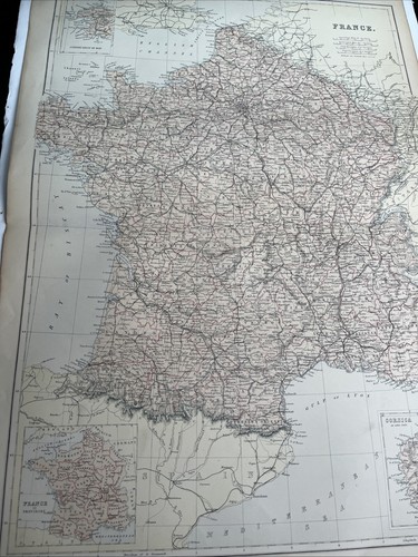 1881 mappa della - 1881:, francia