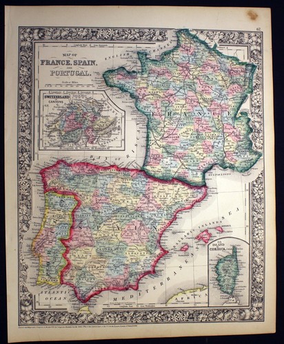 Mappa della spagna - mappa,
