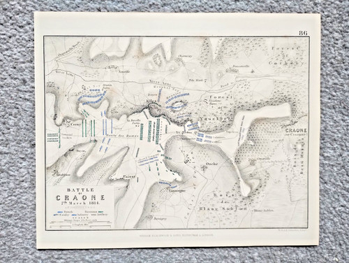 1848 antica mappa che mostra - che,