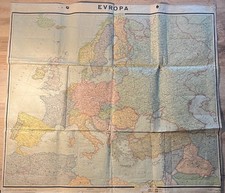 RARA antica vecchia mappa